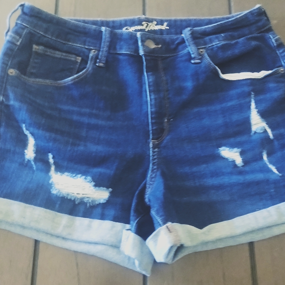 Universal Thread Distressed Blue Jean Shorts